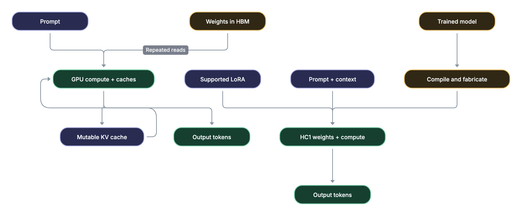 Programmable GPU inference and model-specific HC1 inference